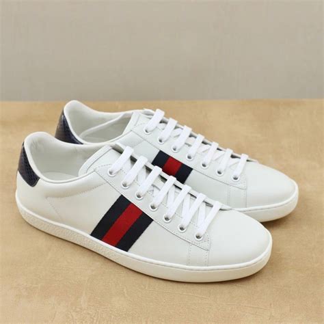 gucci red and blue stripe sneakers men|Gucci fur sneakers women's.